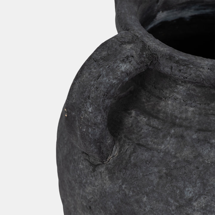 Multi Handle Black Terracotta Jug