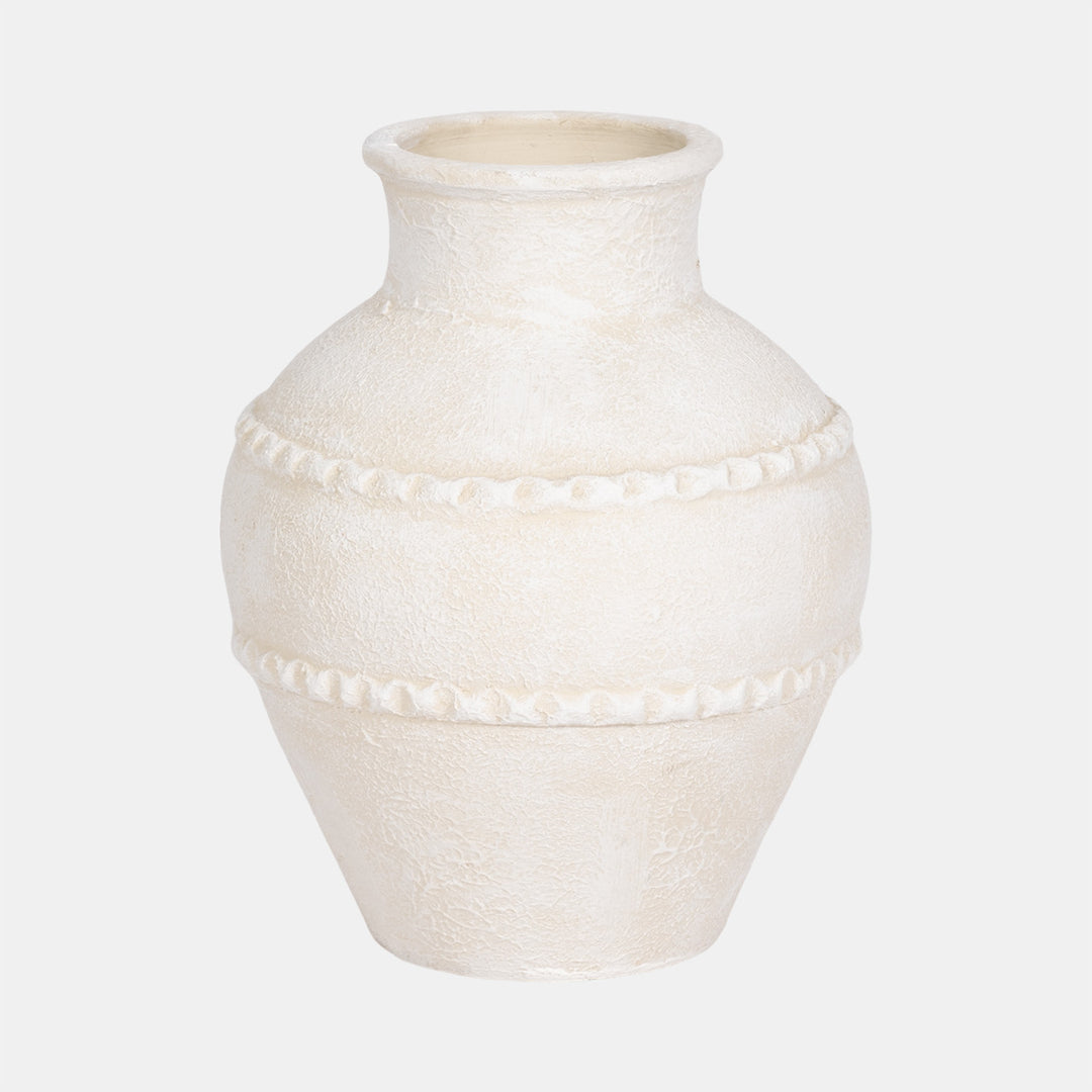 Traditional Textured Terracotta Vase