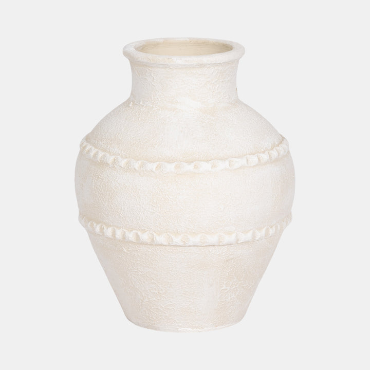 Traditional Textured Terracotta Vase