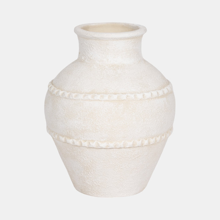 Traditional Textured Terracotta Vase