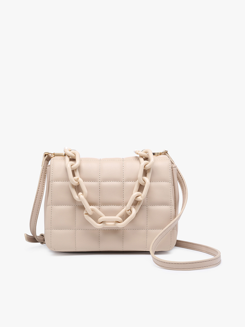 Hayden Quilted Crossbody w/ Large Chain Strap