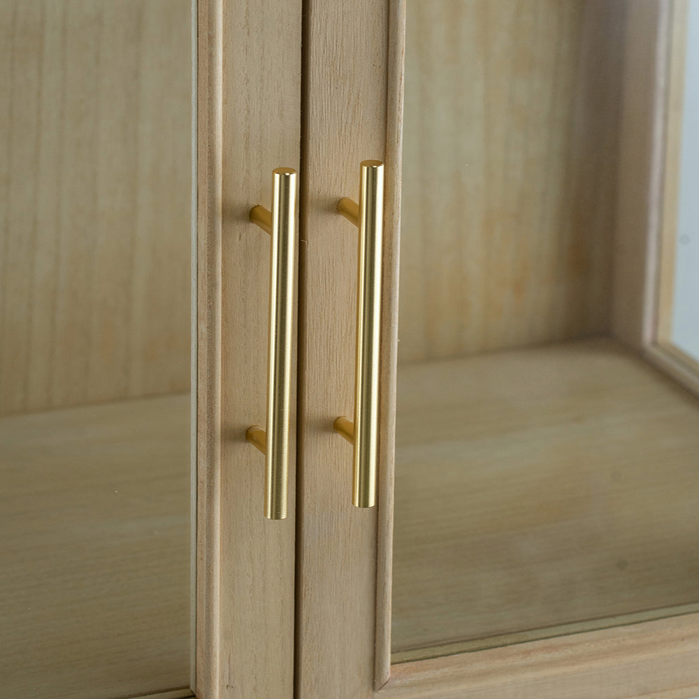 Natural Glass Door Cabinet