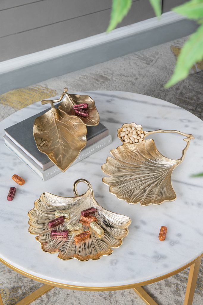 Decor Bowl Gingko Leaf-Double