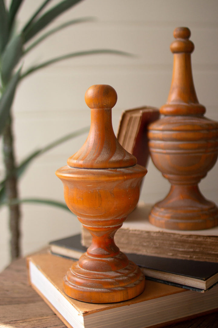 Turned Wood Finials