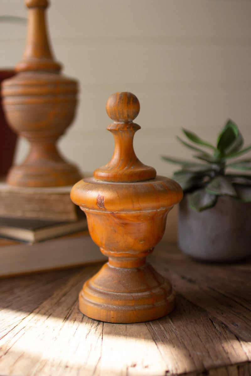 Turned Wood Finials