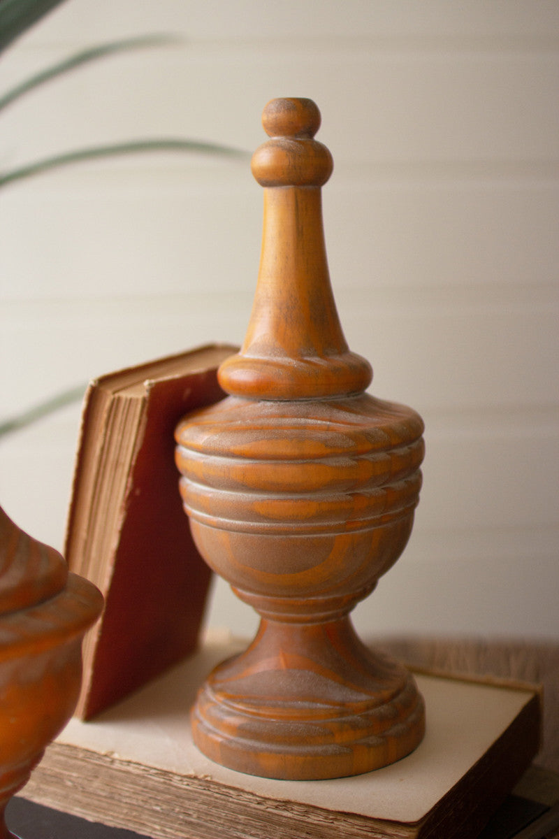 Turned Wood Finials