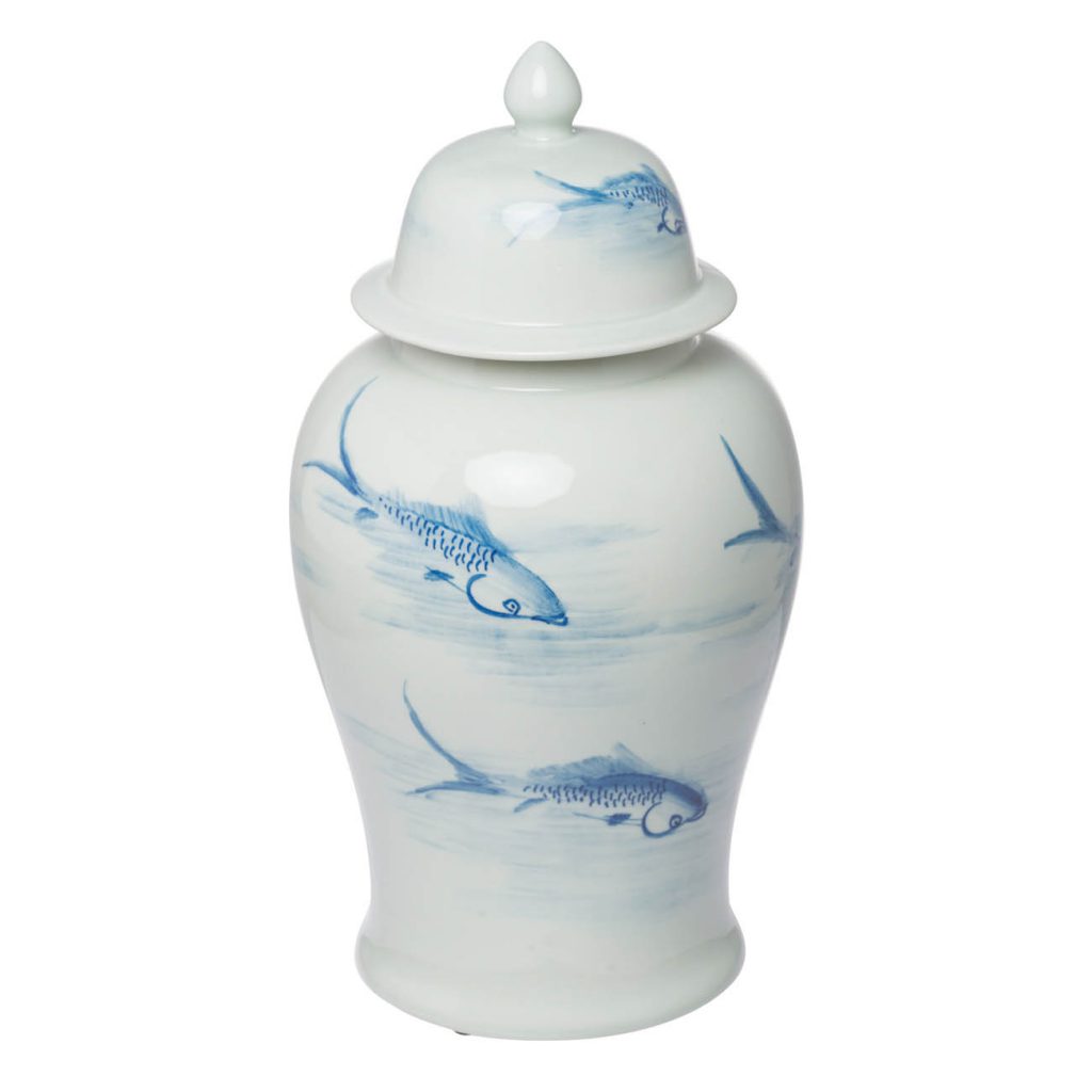 Koi Ginger Jar