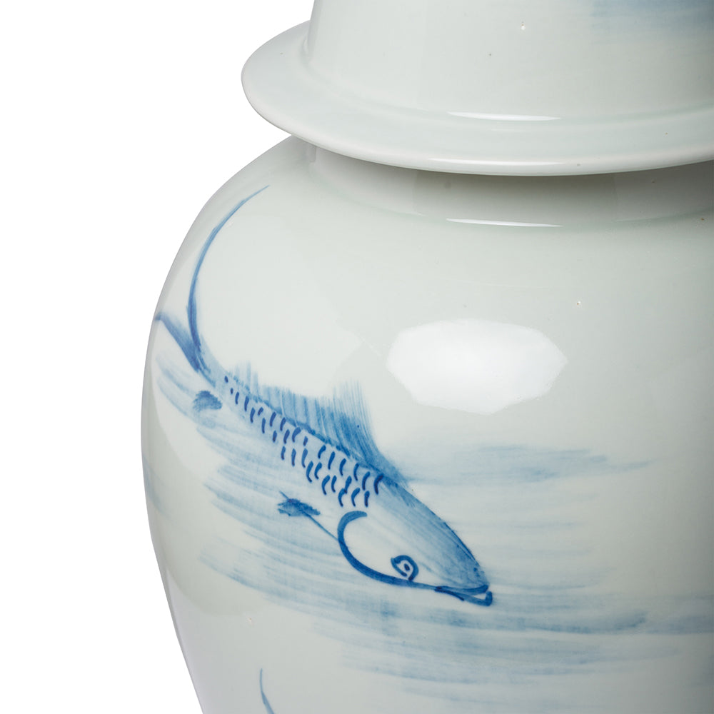 Koi Ginger Jar