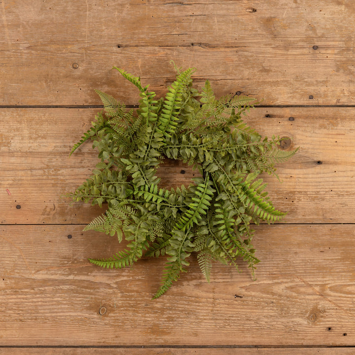 Mixed Fern Candle Ring