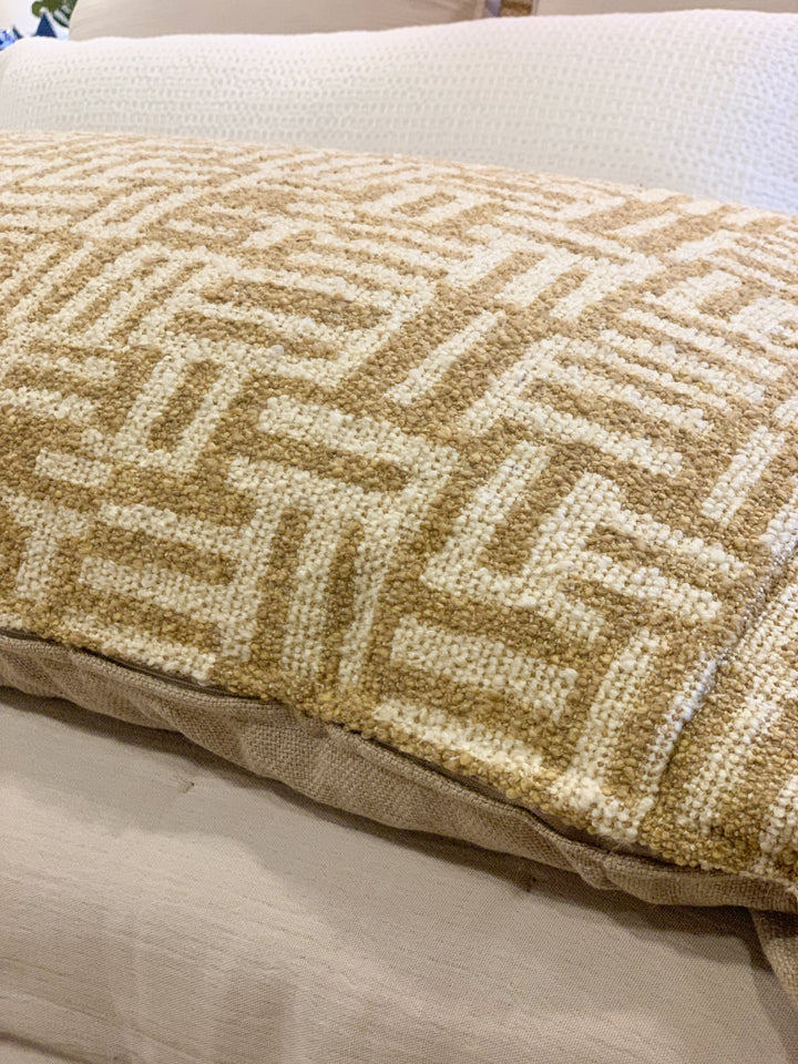 Textured Aztec Bed Scarf