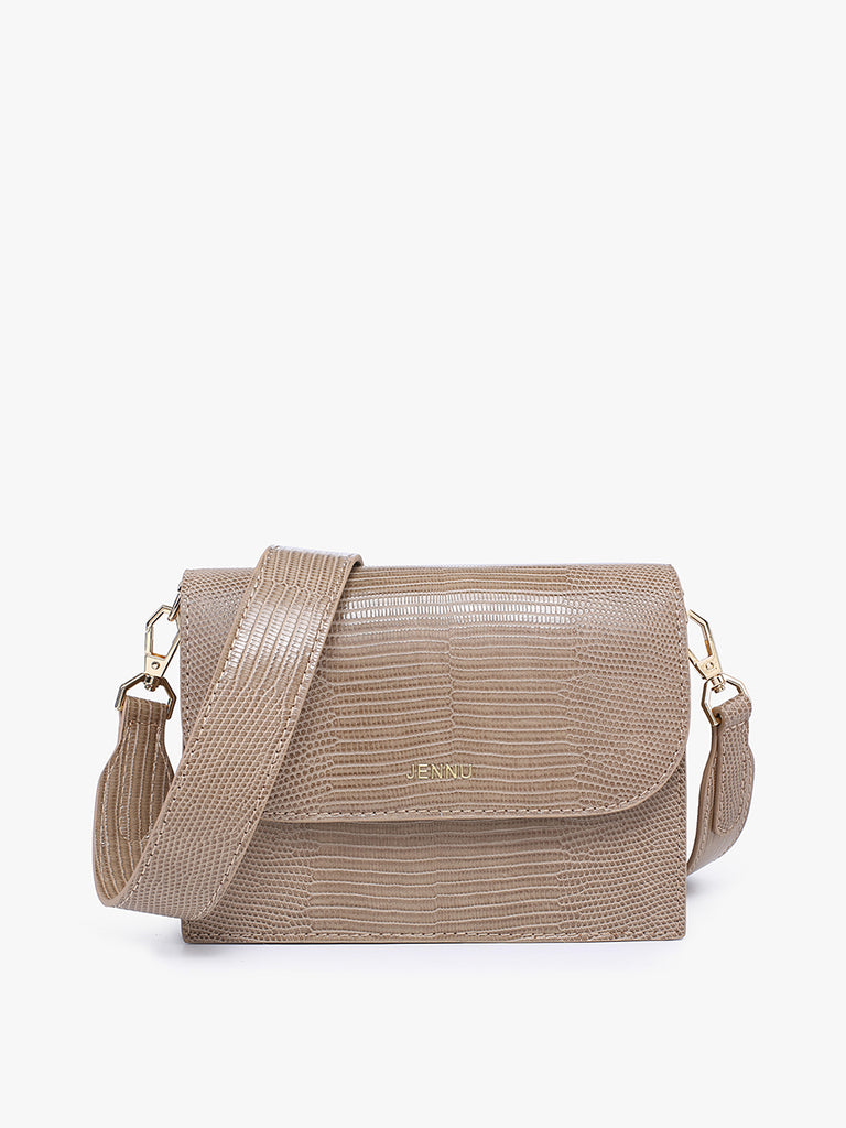 Crocodile Embossed Crossbody