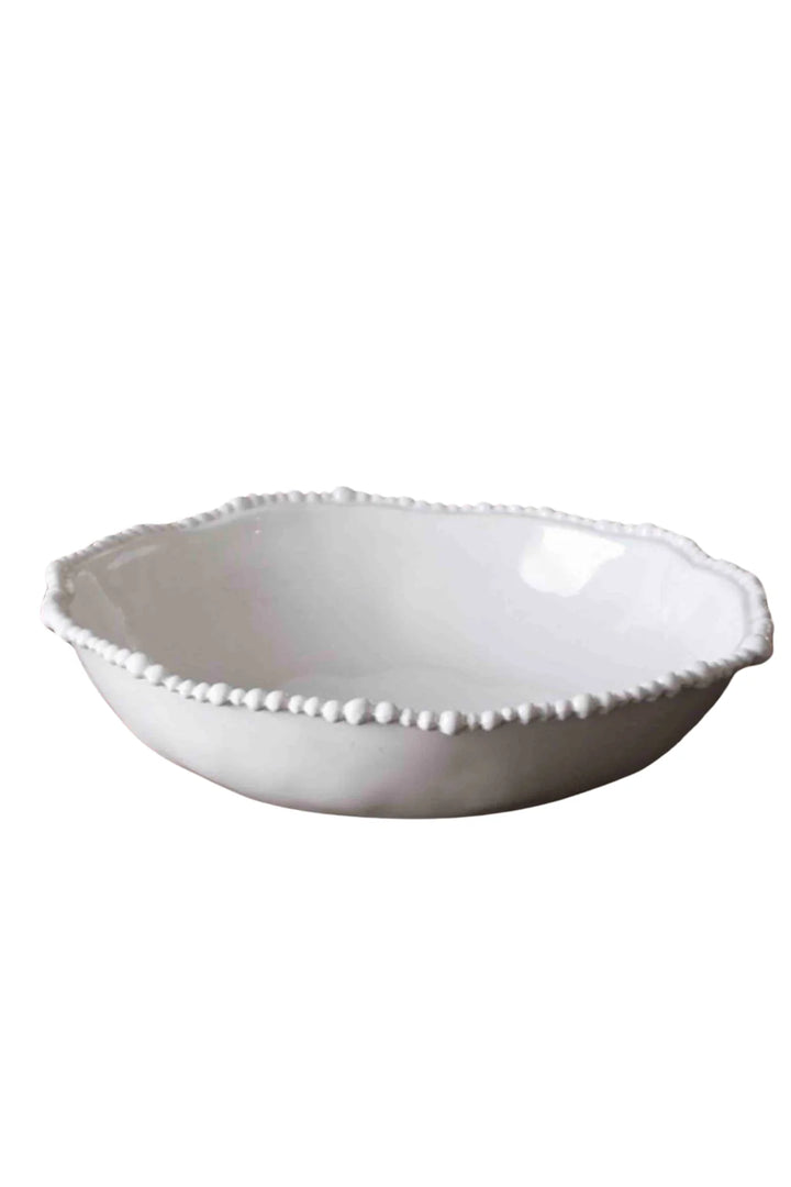 Vida Alegria White Large Pasta Bowl