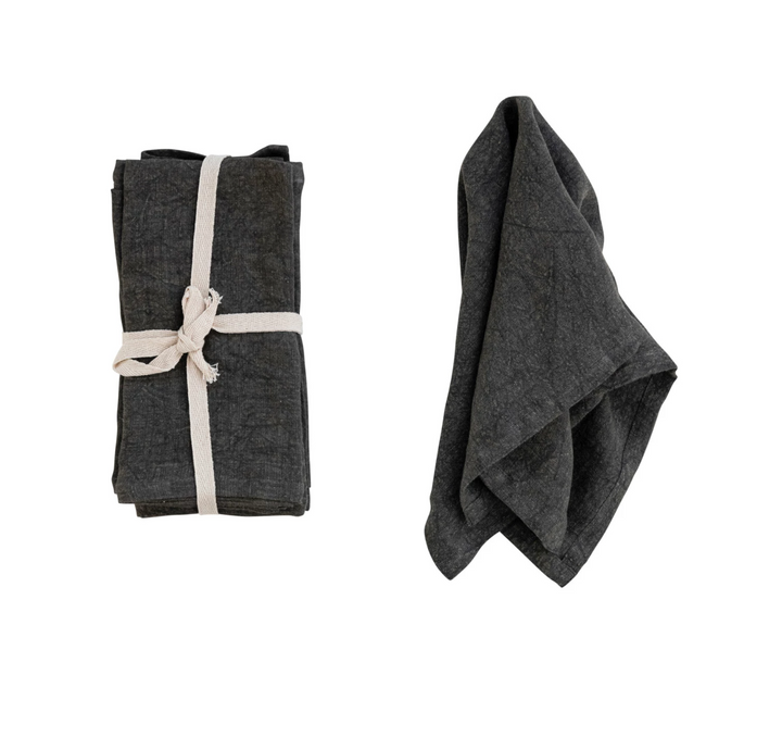 Stonewashed Linen Napkins