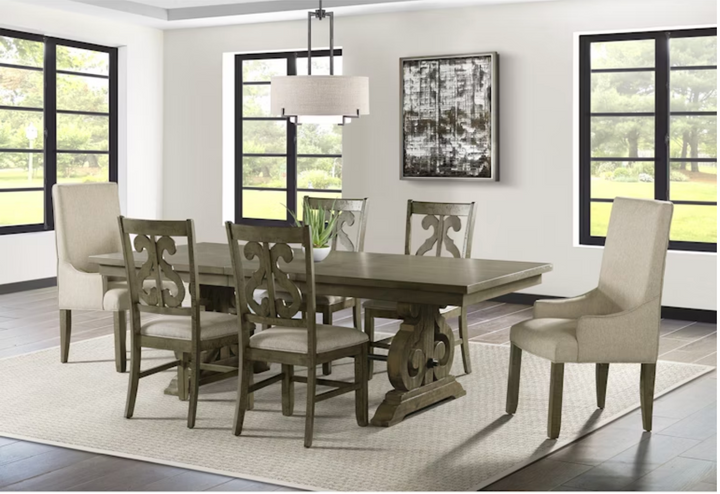 Stone Rectangular Dining Set