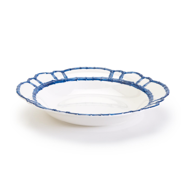 Dinnerware Blue Bamboo Touch Bowl