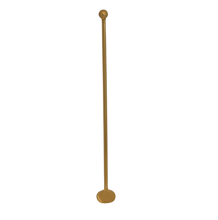 Stainless Steel Cocktail Stirrer, Antique Brass Finish