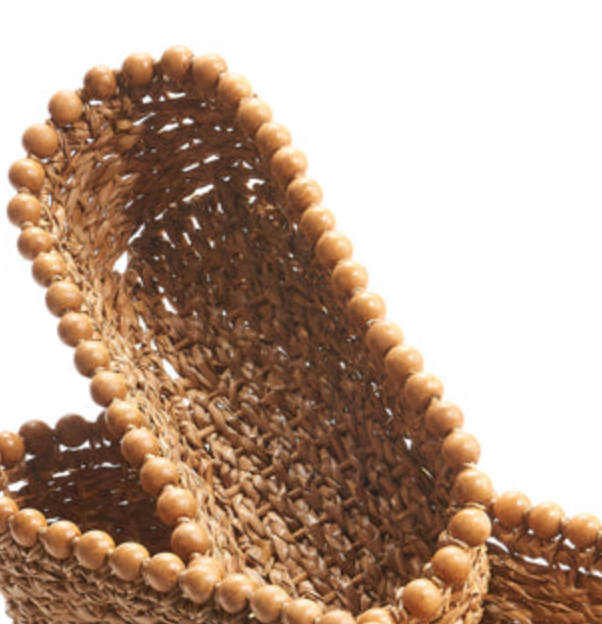 Woven Beaded Baskets