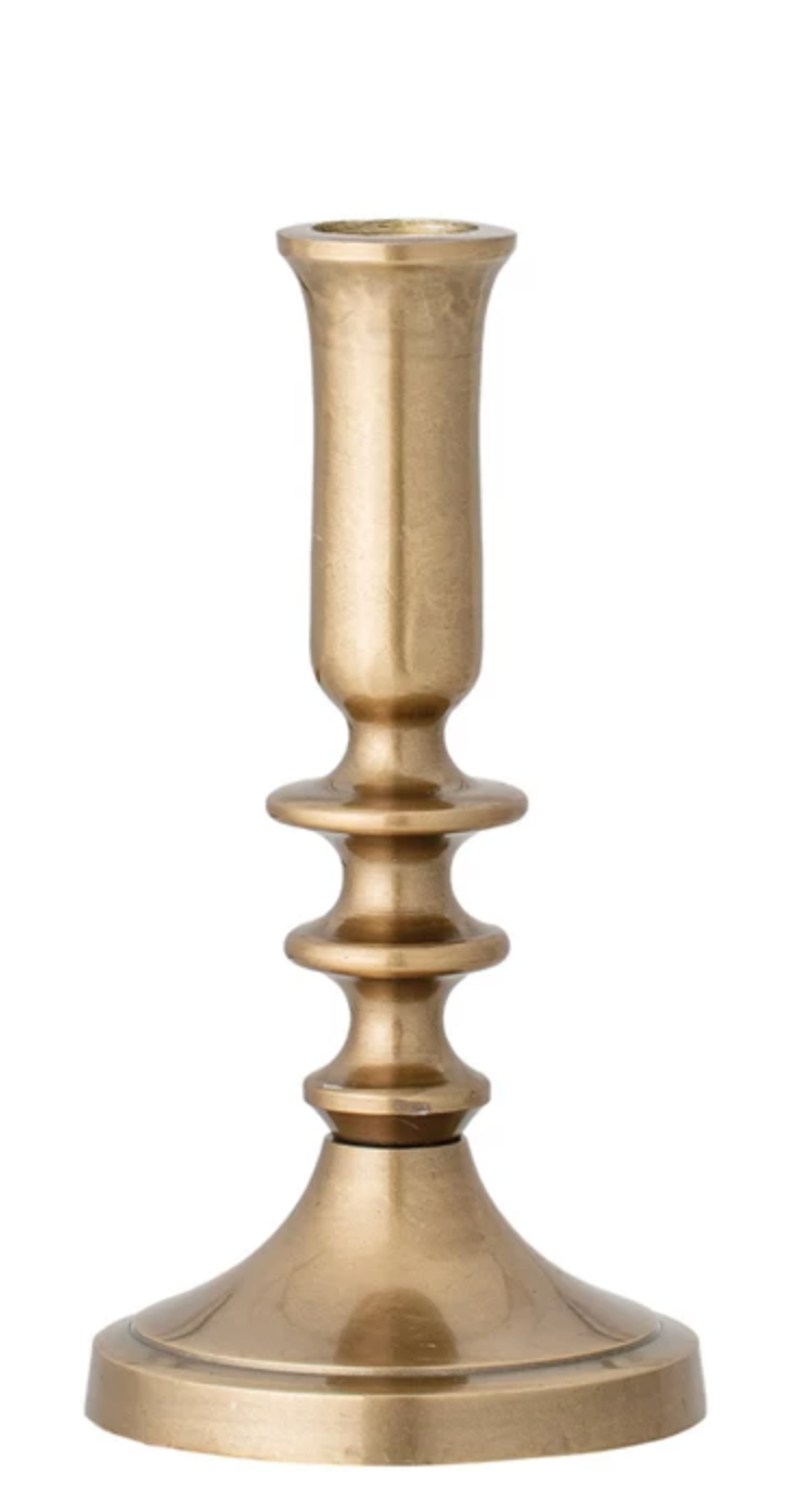 Metal Taper Holders with Antique Finish