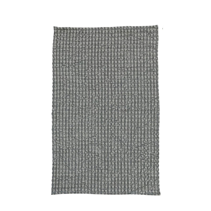 Stonewashed Cotton Waffle Weave Tea Towel