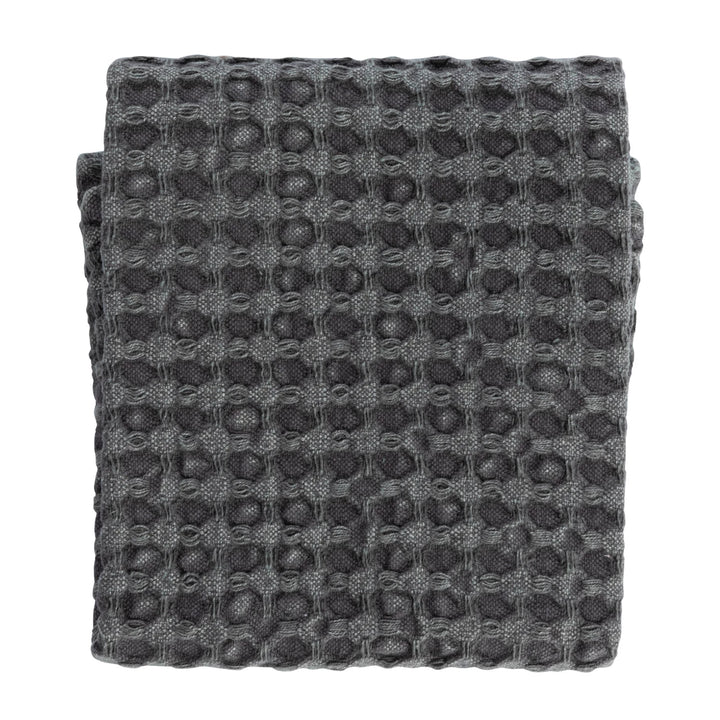 Stonewashed Cotton Waffle Weave Tea Towel