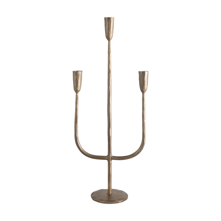 Hand-Forged Candelabra w/ Antique Finish