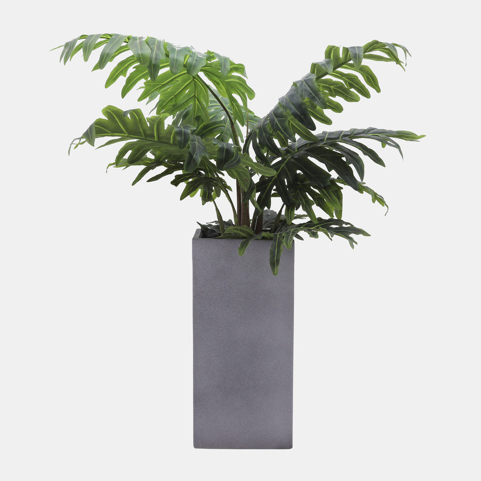 Square Nested Planters, Gray