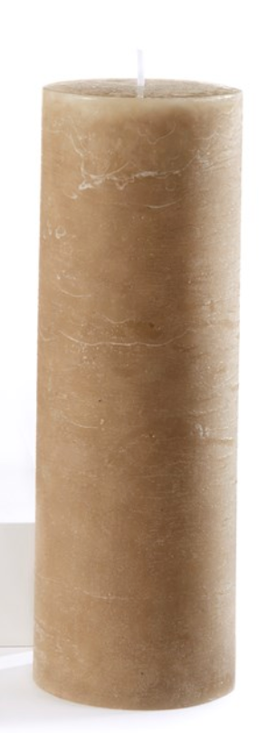 3x9 Rustic Pillar Candle