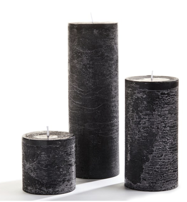 3x9 Rustic Pillar Candle