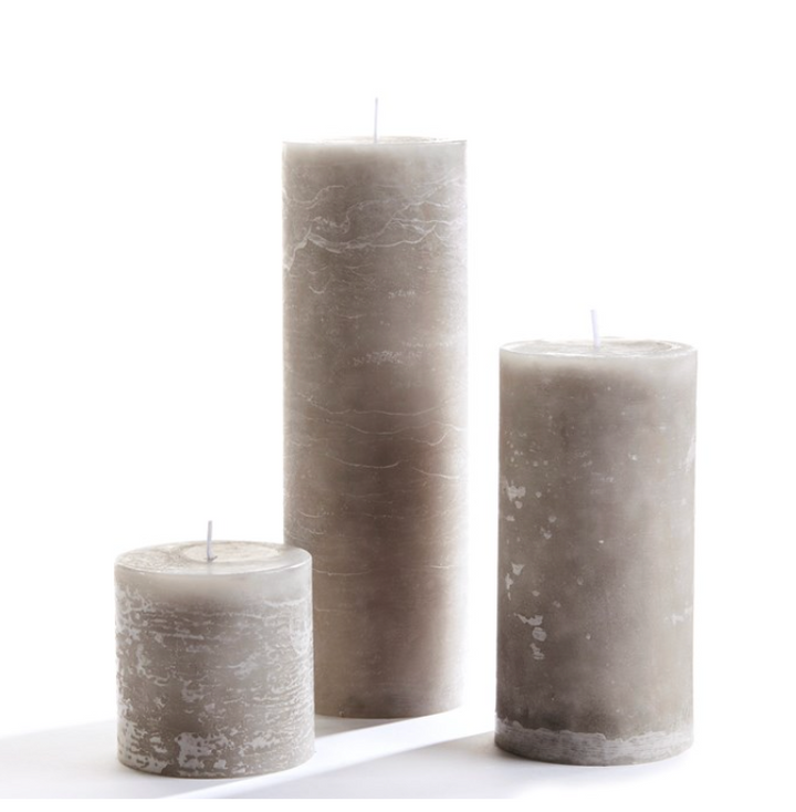 3x9 Rustic Pillar Candle