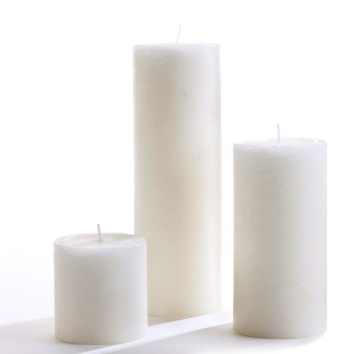 3x9 Rustic Pillar Candle