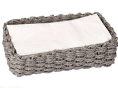 Grey Guest Napkin Caddy BI